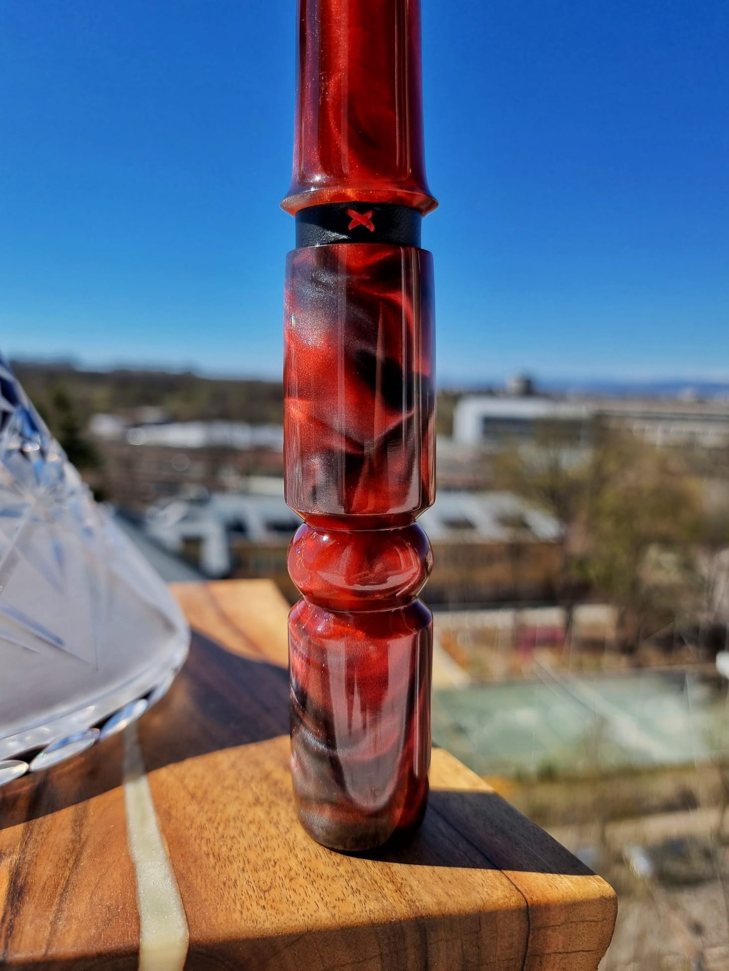 VM Handmade Mouthpiece - Spitzer Red V1 - Wazookah
