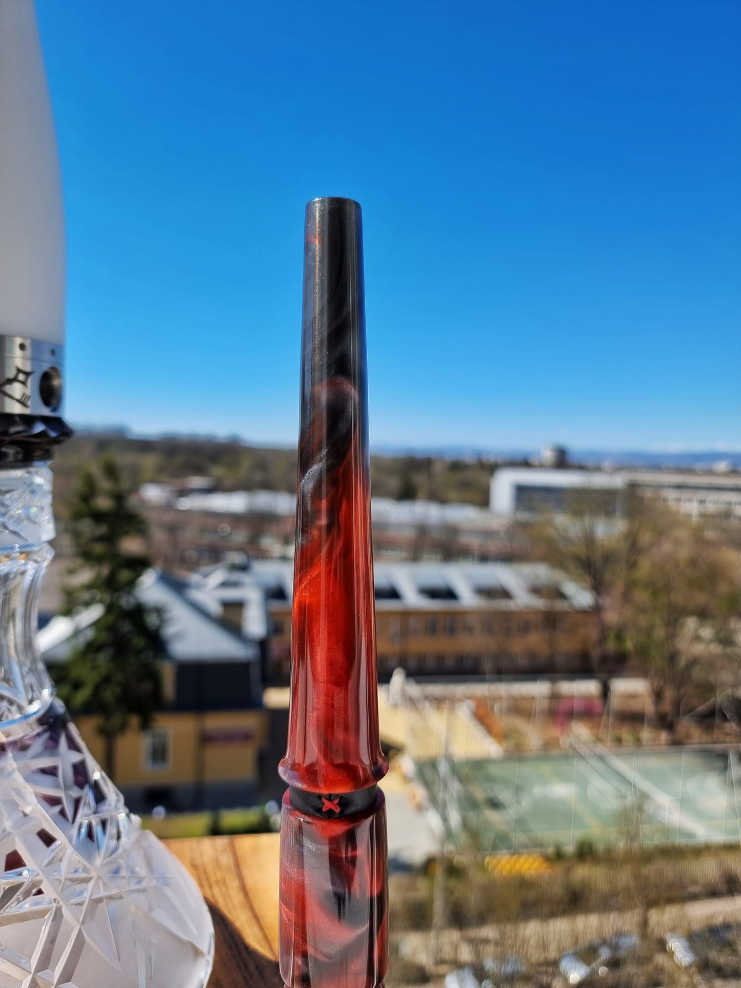 VM Handmade Mouthpiece - Spitzer Red V1 - Wazookah