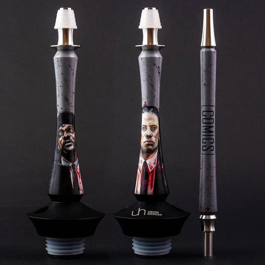 Union Hookah Sleek with Glass Base - Pulp Fiction - Wazookah