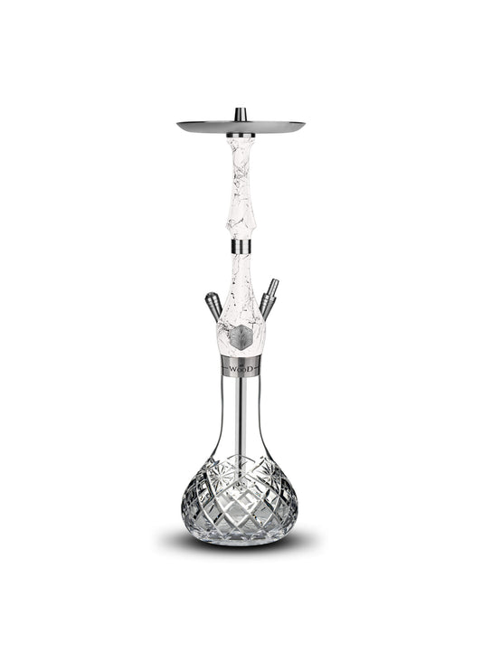 Mr Wood Hookah White Craft with Galaxy Base